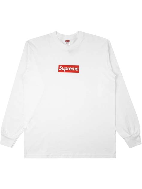 supreme metallic box logo long sleeve|supreme box logo tee.